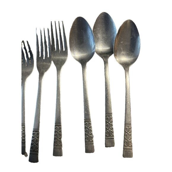 Lot Of 10 CASA VISTA Rogers Stanley Roberts Stainless Bundle Flatware Stainless - Picture 4 of 4